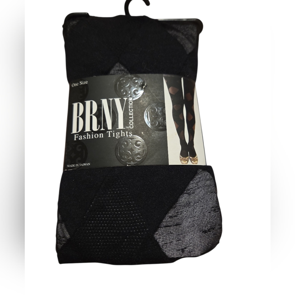 BRNY Collection Fashion Tights - Black